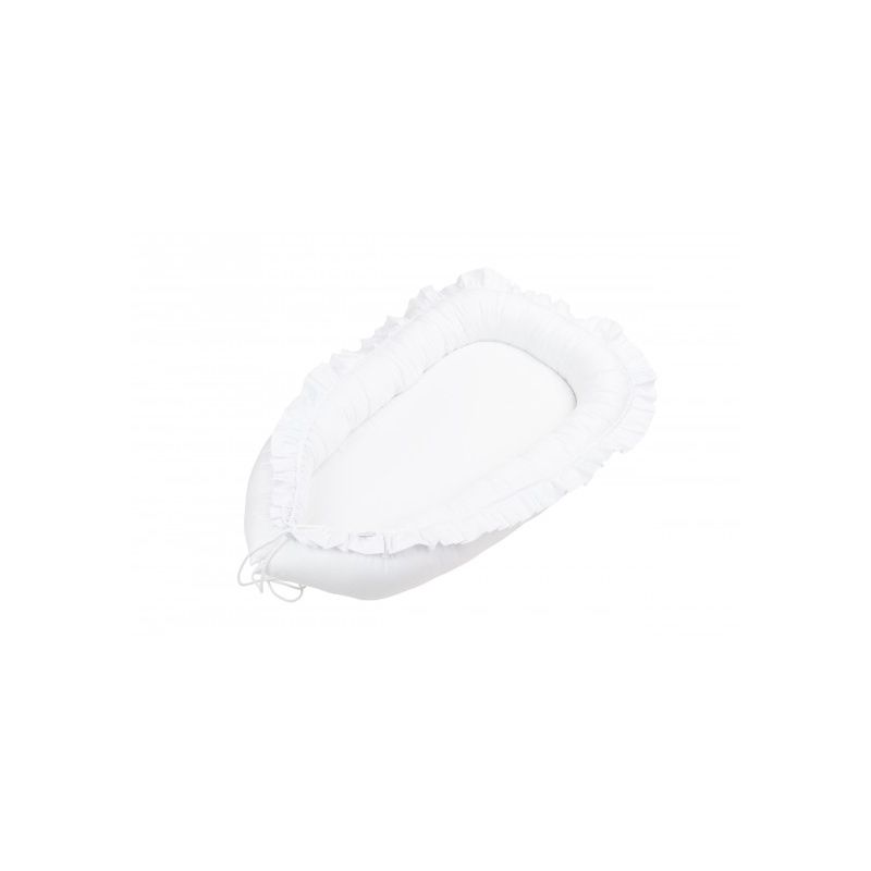 Cotton & Sweets - Babynest "Simply Glamour" weiss