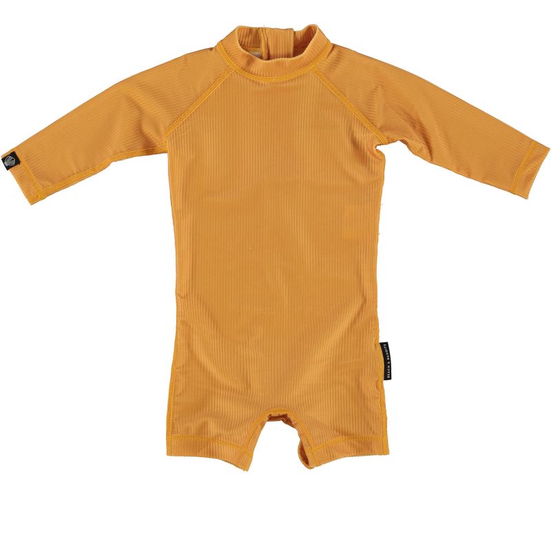 Beach & Bandits - UV Badeoverall Ribbed Golden