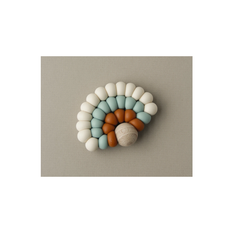 littleCHEW - Greifling mini Rainbow Green Say