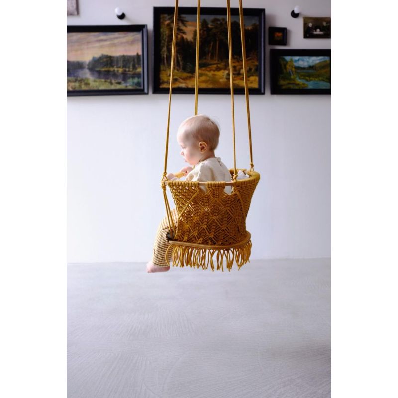 m.o.s.s.o.m - Boho Schaukel Mustard