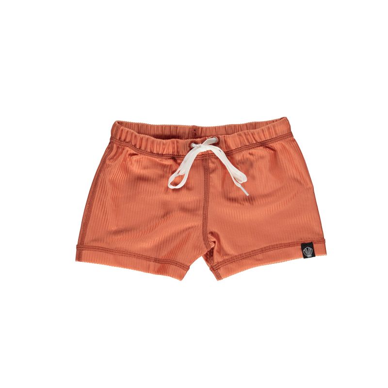 Beach & Bandits - UV Badeshorts Ribbed Clay