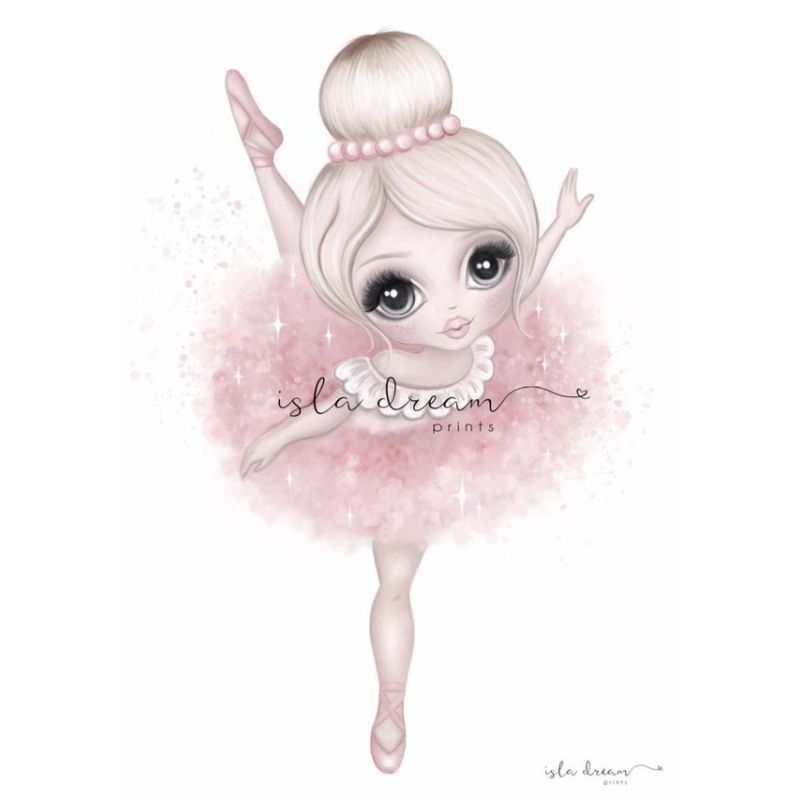 Isla Dream Prints - Poster Bella Ballerina blond
