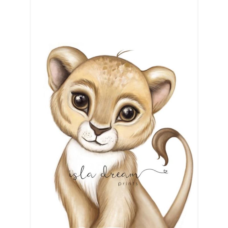 Isla Dream Prints - Poster Zeust the Lion