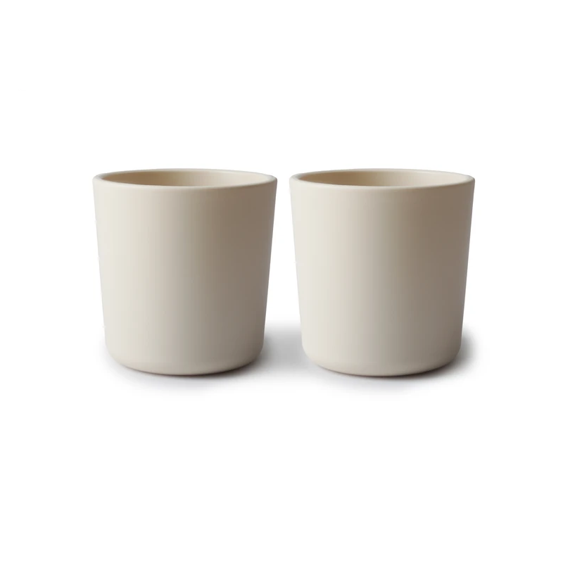 Mushie - 2er Set Trinkbecher Ivory