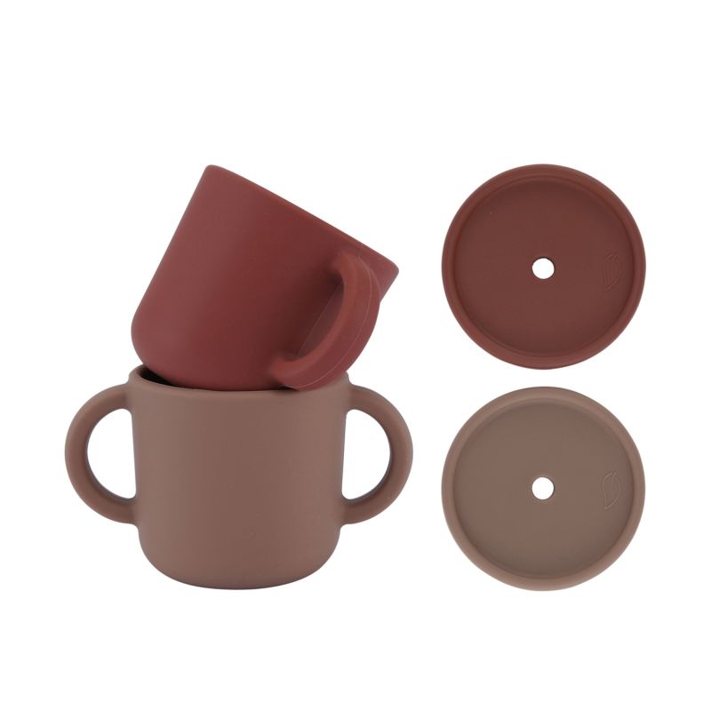 Lille Vilde - 2er Set Trinklerntasse Clay & Blossom