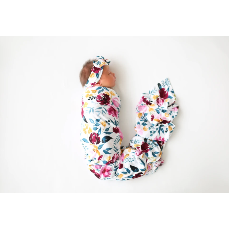 Posh Peanut - Swaddledecke & Stirnband Set Jozie