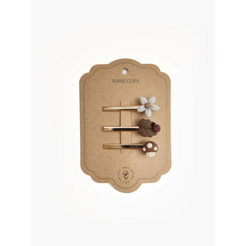 Mrs Ertha - Haarclips Pilz Blume