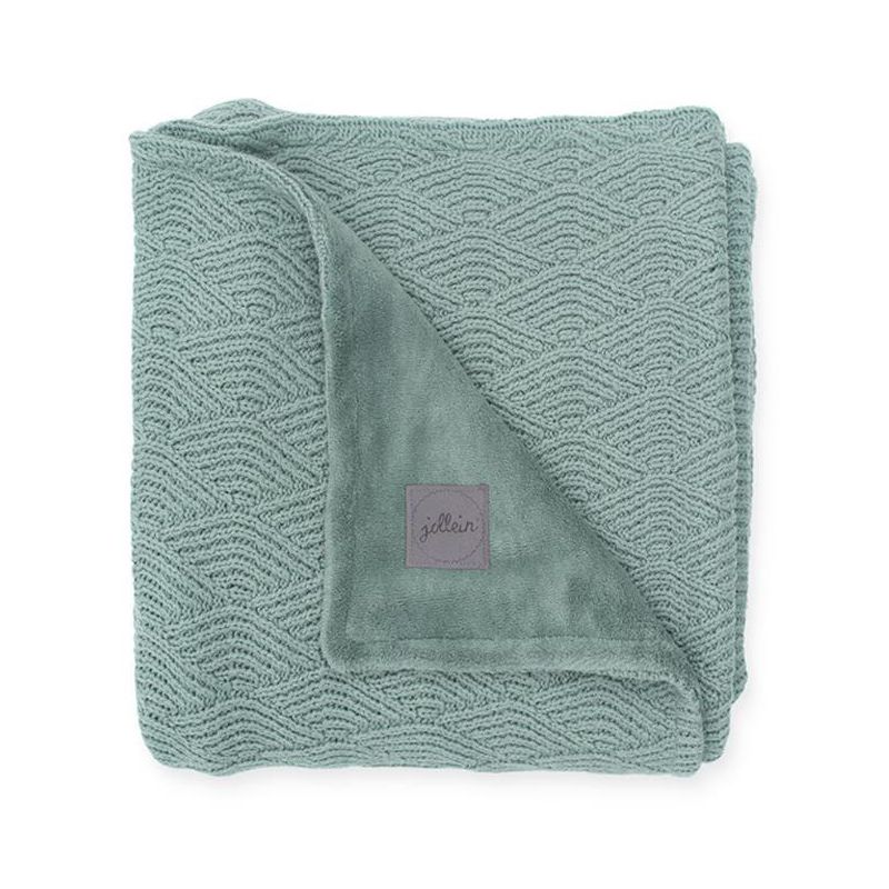 Jollein - Strickdecke River Ash Green