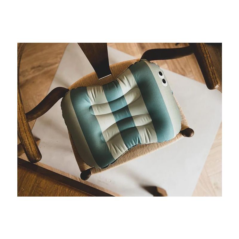 NOUI NOUI - Sitzkissen Streifen Mint - Dark Mint