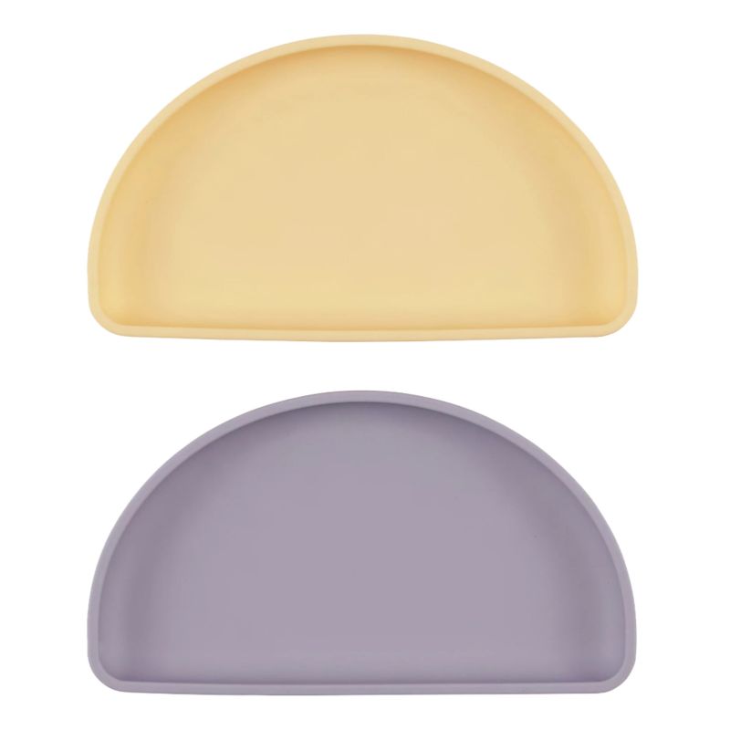 Lille Vilde - Tellerset Halbmond Lila - Gelb