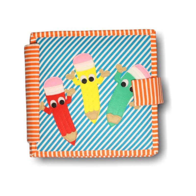 Jolly Designs - Quit Beschäftigungsbuch Kreide malen Kunterbunt