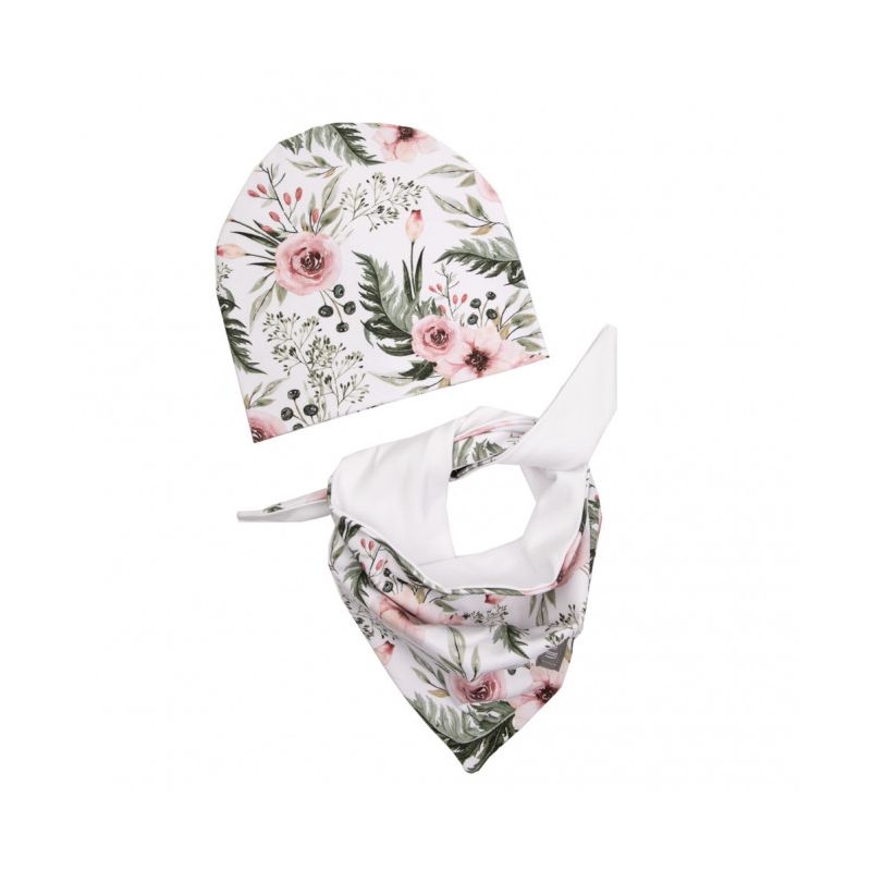 Ul & Ka - Beanie & Schal Set Peony