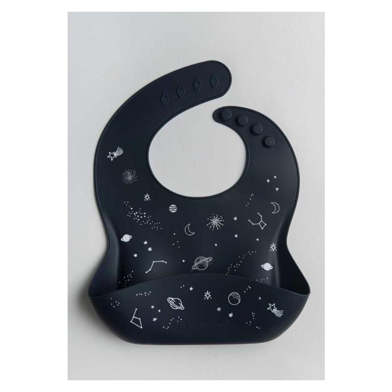 LouLou Lollipop - Silikon- Lätzchen Weltall