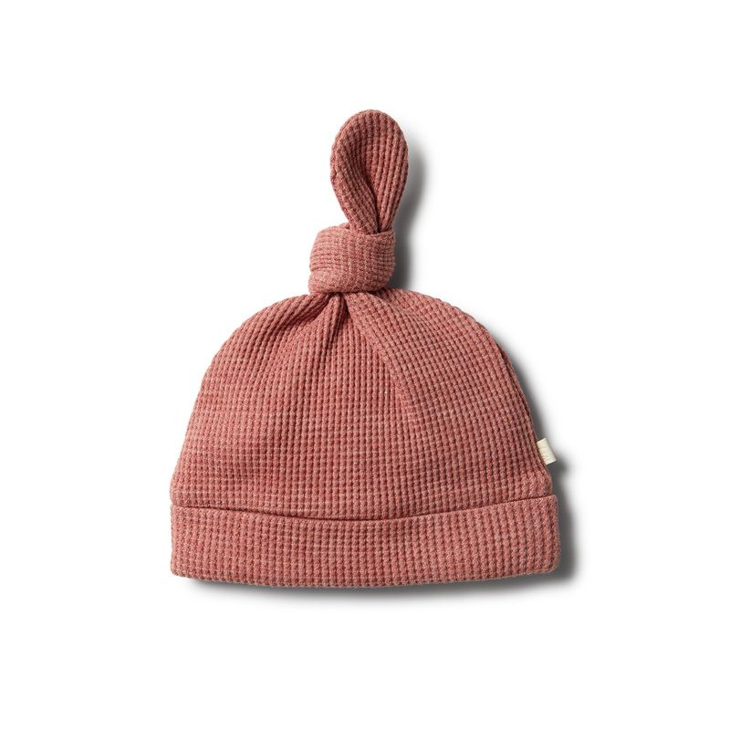 wilson & frenchy - Peachy Waffel Knoten- Beanie