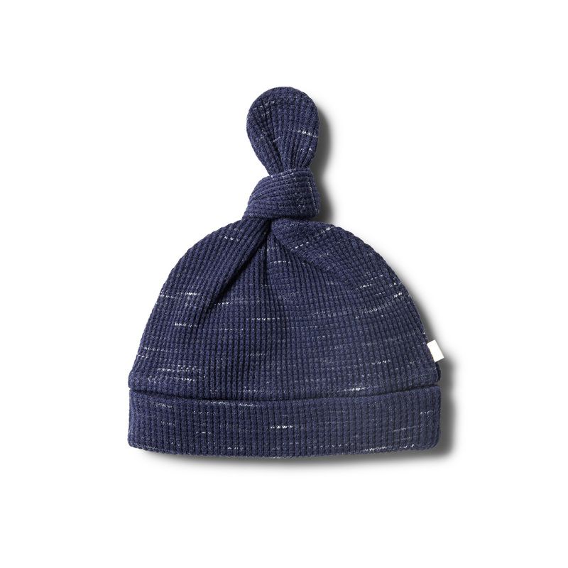 wilson & frenchy - Twilight Blue Waffel Knoten- Beanie