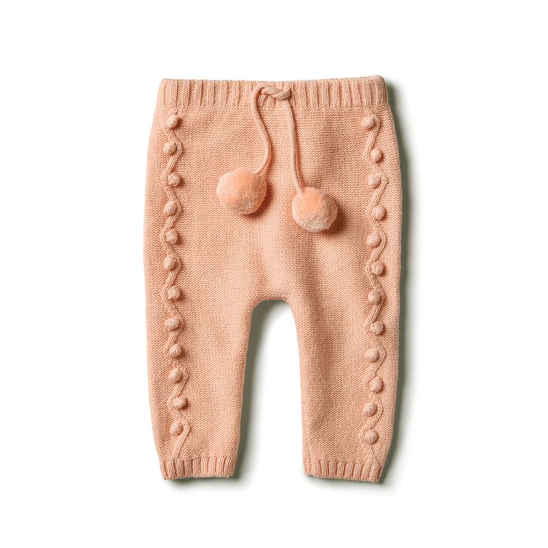 wilson & frenchy - Tropical Peach Strick Leggings Baubles