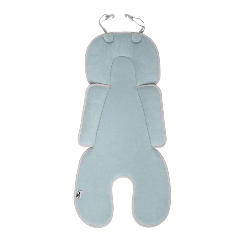 LEOKID - Anti- Schwitz 3D Einlage Kinderwagen / Autositz Slate