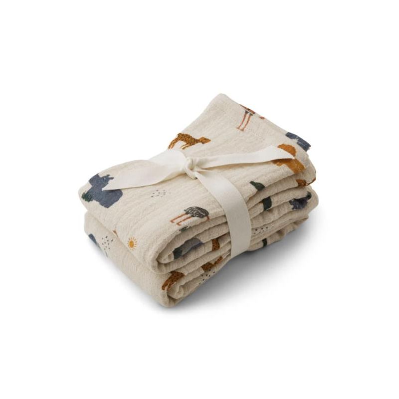 LIEWOOD - Muslin Set Lewis Safari Sandy Mix