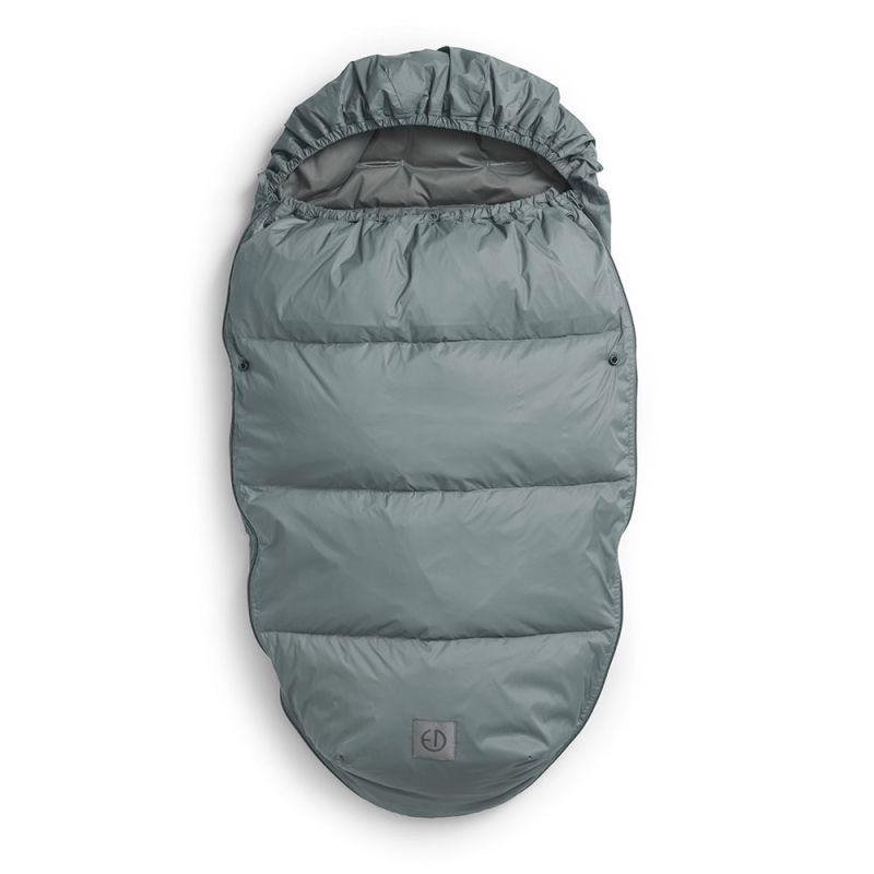 Elodie - Fusssack Daunen Deko Türkis