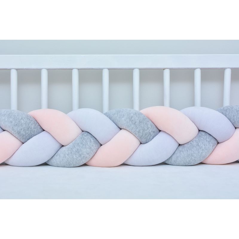 Sparrow - Bettschlange pfirsich - hellgrau - melange