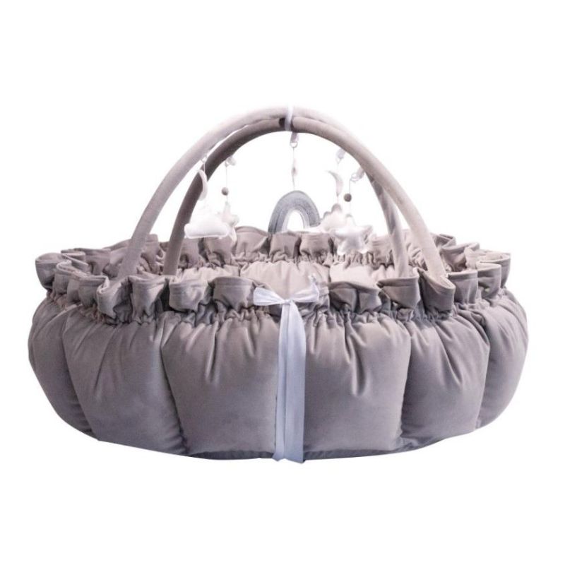 Lilac Sunday - Babyinsel rund 2 in 1 Lucas silvery Spielzeug grau