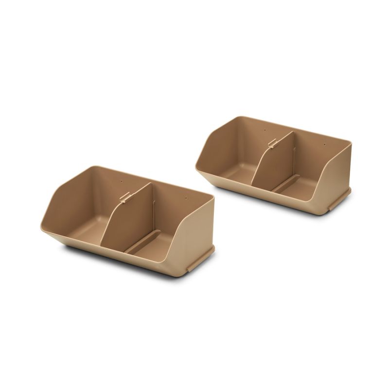 LIEWOOD - Schreibtisch-Organizer Rosemary M 2er Set Oat
