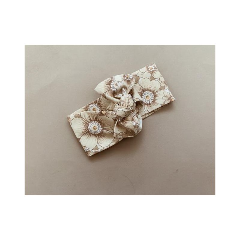 Mae & Rae - Stirnband Brown Daisy