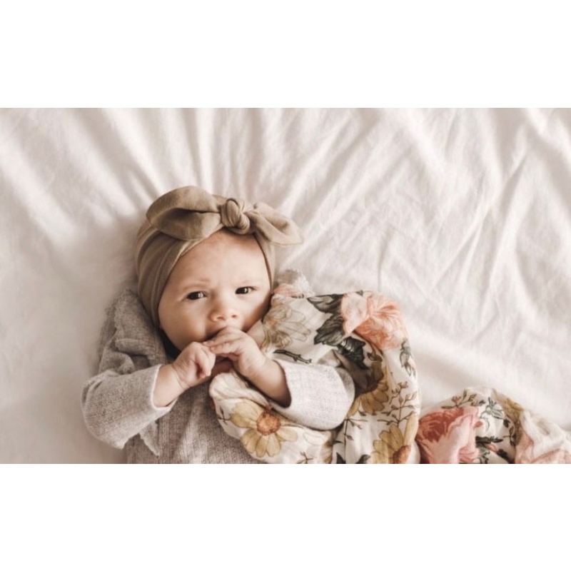 Mae & Rae - Stirnband Braun- Olive