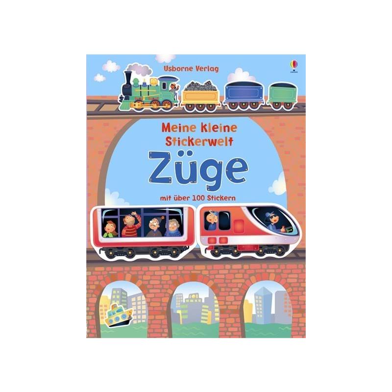 Usborne Verlag - Meine kleine Stickerwelt - Züge