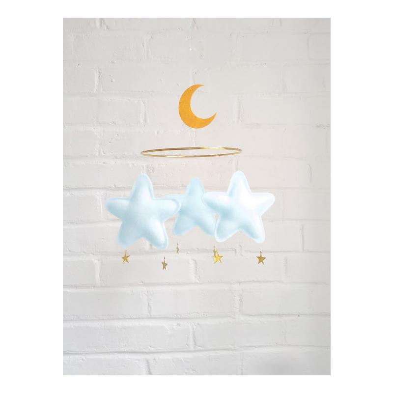 The Butter Flying - Stars and Moon Mario Hellblau