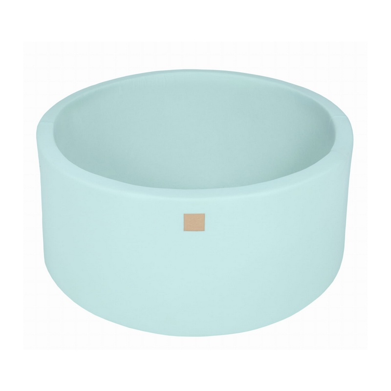 MeowBaby - Bällebad Mint rund ohne Bälle 90x90x40cm