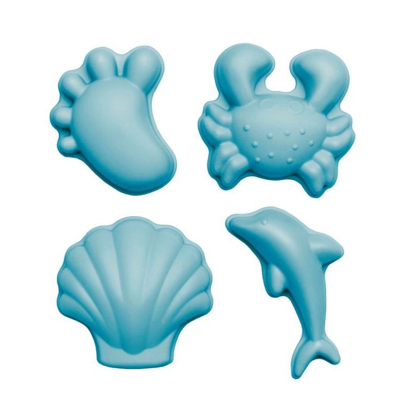 Scrunch - 4er Set Sandförmchen Petrol