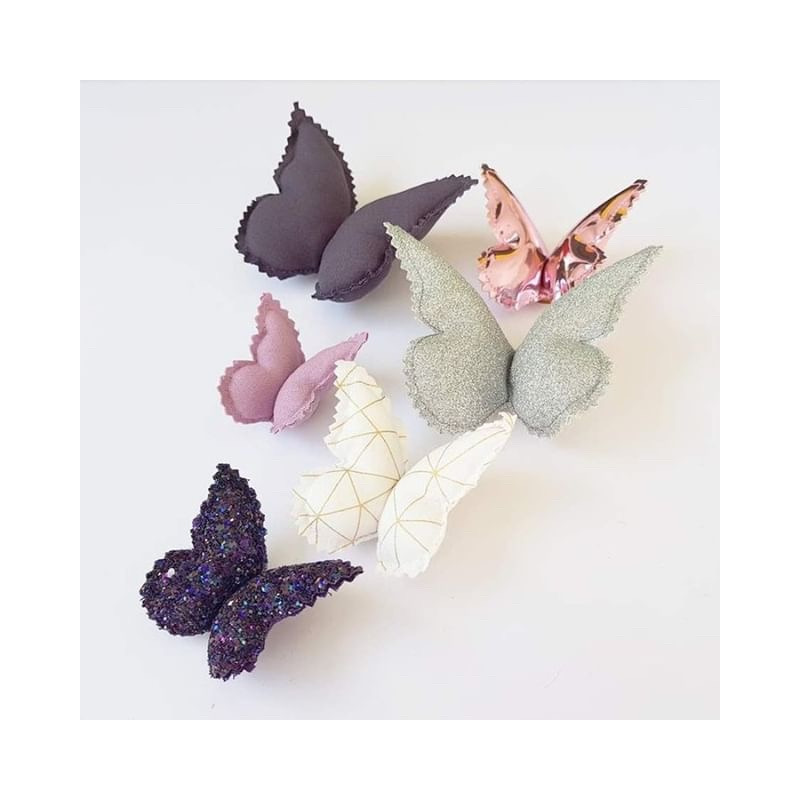 Little Custom Creations - Schmetterlingset Wanddeko Violet Moon