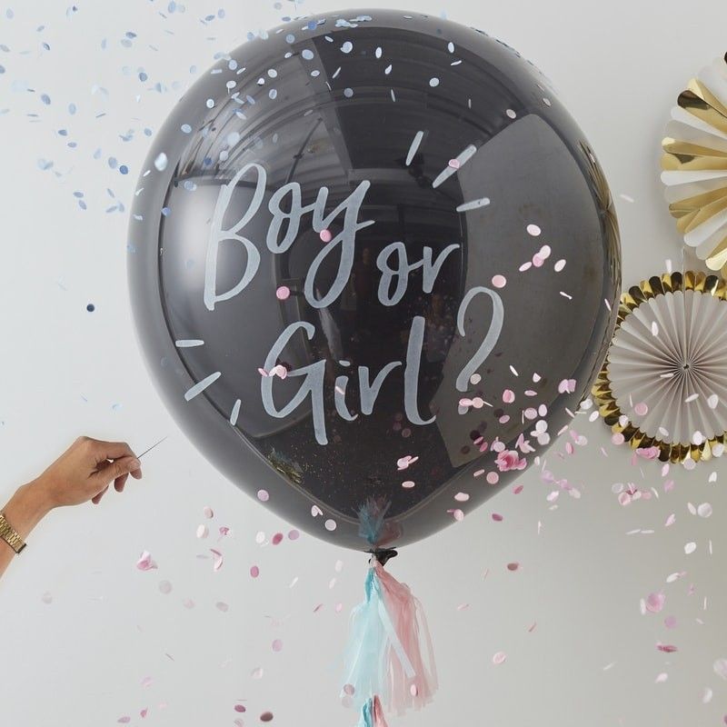 Ginger Ray - Ballon "Oh Baby" Gender Reveal Set