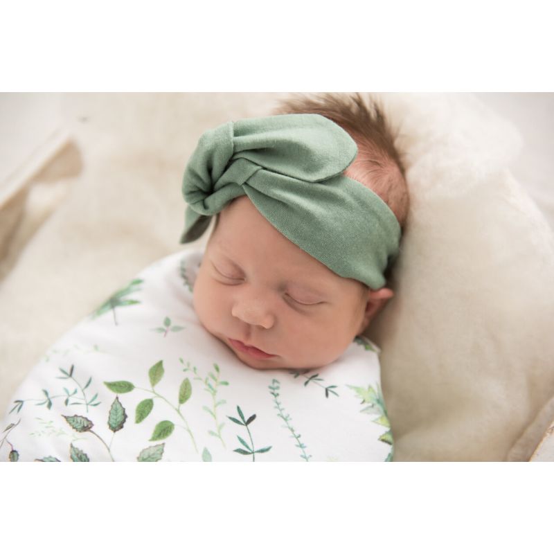 Snuggle Hunny - Merinowolle Haarband olive
