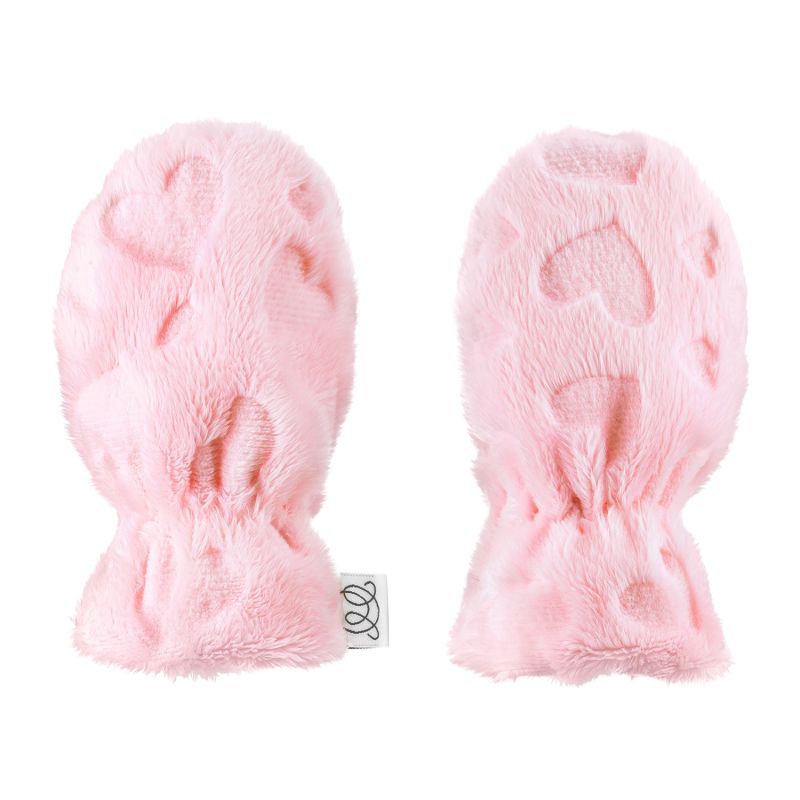 Maylily - Minky Handschuhe Pink (0-12M)