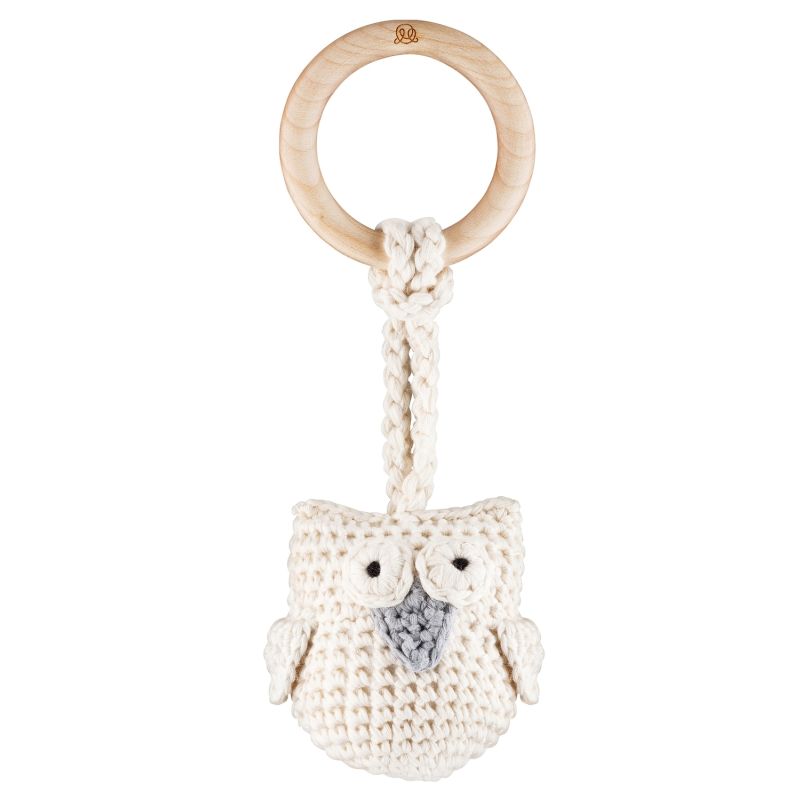 Maylily - Greifling Eule Creme lang