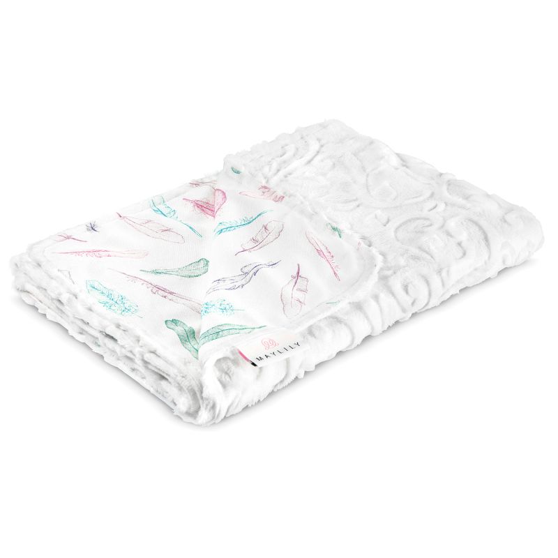 Maylily - Luxe light Decke Paradise Feathers white