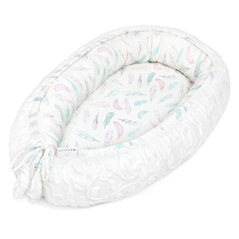Maylily - Babynest Premium Luxe Paradise Feathers White