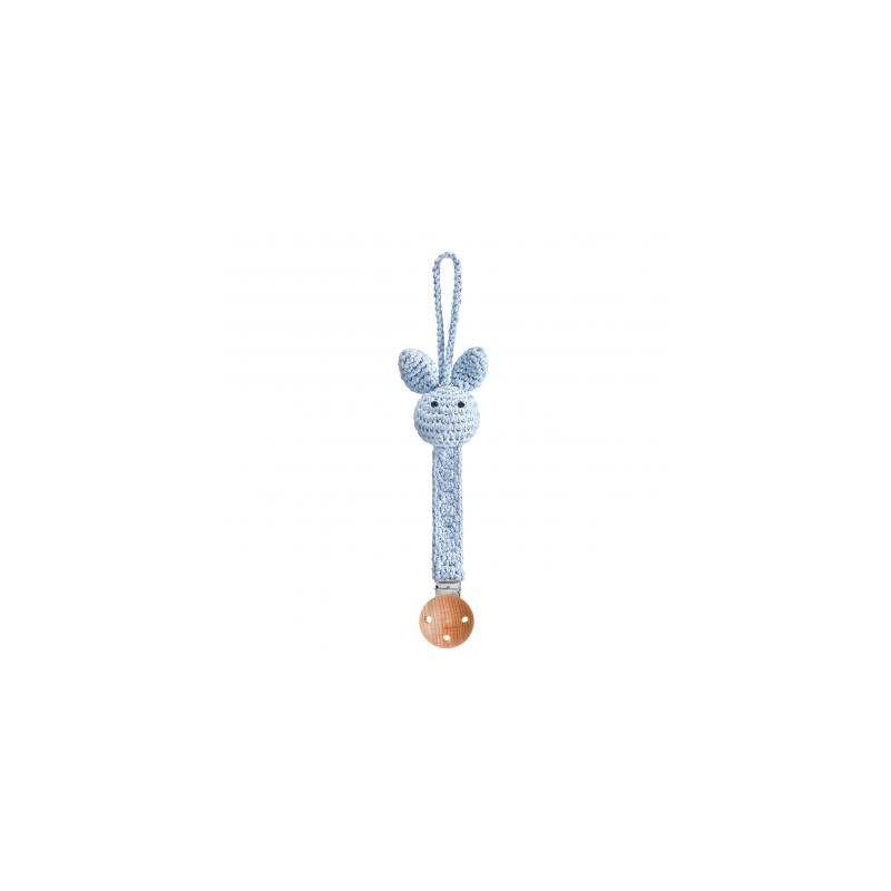 Maylily - Schnuller- Clip Bunny Blau