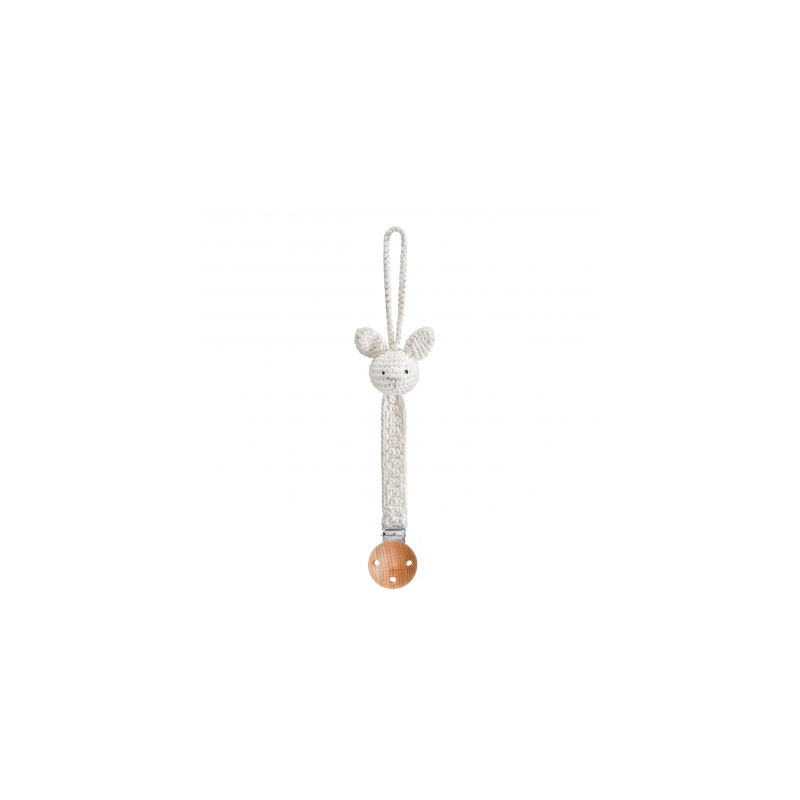 Maylily - Schnuller- Clip Bunny Cream