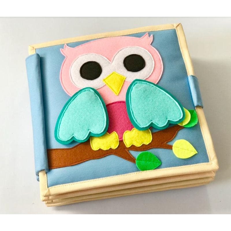 Jolly Designs - Quit Beschäftigungsbuch Pastell Eule