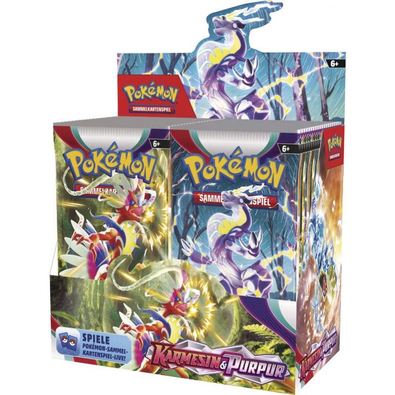 Pokemon Karmesin & Purpur Booster, 1 Pack - Englisch
