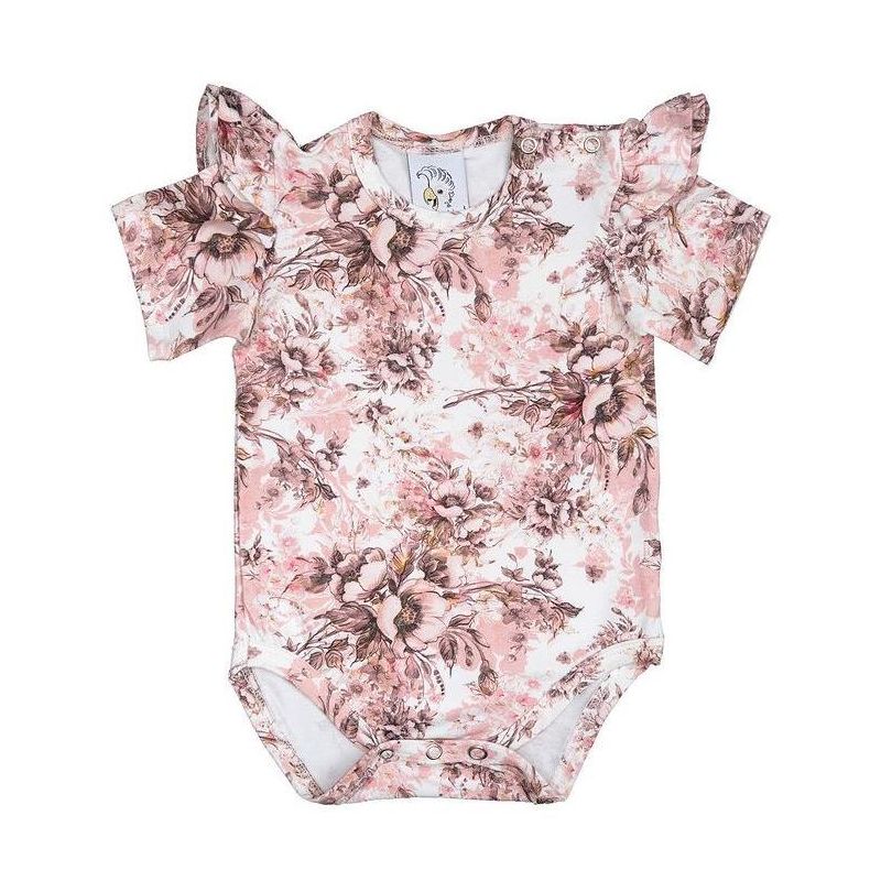 Hey Popinjay! - Body mit Rüschchen Poppies Kurz