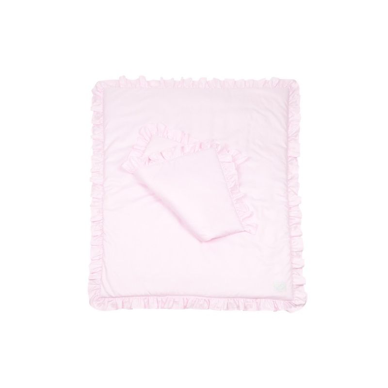 Cotton & Sweets - Bettwäsche Simply Glamour Powder Pink gefüttert 80 x 100cm