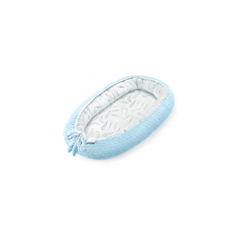 Maylily - Babynest Premium Luxe Heavenly Feathers Light Blue