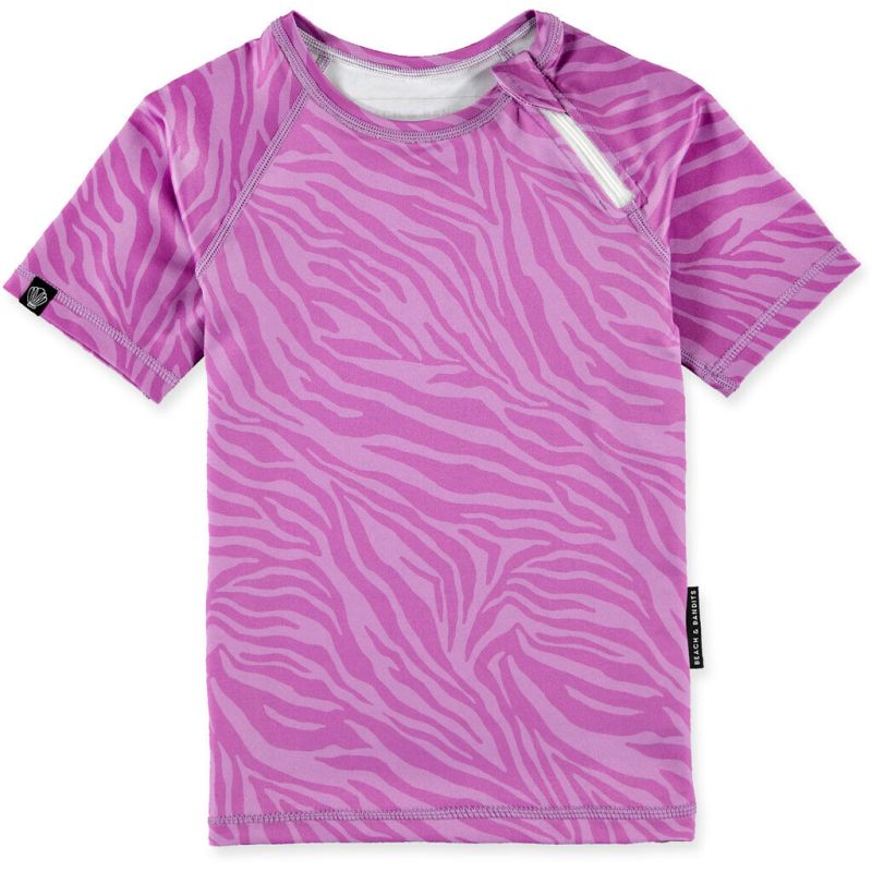 Beach & Bandits - UV Badeshirt Purple Shade Tiger