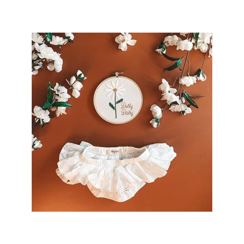 Dusty Daisy - Shorts- Ruffle mini Rock Mayflower weiss