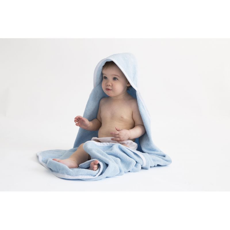 Effiki - Kapuzen Badetuch Schaf blau