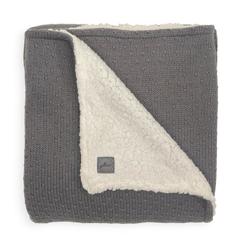 Jollein - Strickdecke Bliss Storm Grey